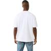 True Religion Men’s Short Sleeve Torn SRS Tee – Casual Graphic T-Shirt(Optic White)