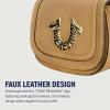 True Religion Tote Bag, Women’s Mini Handbag with Adjustable Shoulder Strap(Camel)