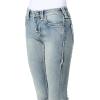 True Religion Women’s Becca Mid Rise Boot Cut Super T Super T Stitching Jeans(Violet)