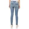 True Religion Women’s Crystal Halle Mid Rise Skinny Flap Jeans Super T Stitching(Peak Spot)