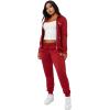 True Religion Women’s Foil Classic Lounge Jogger Comfort Pant(Red Dahlia)