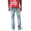 True Religion Men’s Ricky Super T 1/2″ Triple Logo(Groton Light Wash)