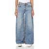 True Religion Women’s Jessie Baggy Jeans with Super T Stitching and Flap Pockets(Peak Spot)