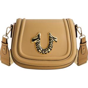 True Religion Tote Bag, Women’s Mini Handbag with Adjustable Shoulder Strap(Camel)