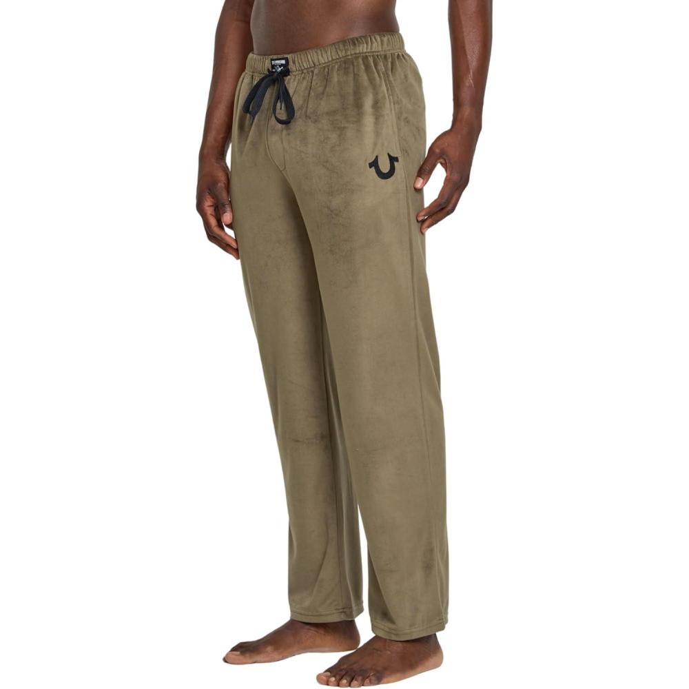imageTrue Religion Mens Pajama Pants Mens PJ Pants Fuzzy Lounge Pant Soft Fleece PantKalamata 2