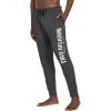 True Religion Mens Jogger Pajama Pants, Lightweight Lounge Casual Sleep Pants for Men(Charcoal)