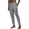 True Religion Mens Jogger Pajama Pants, Lightweight Lounge Casual Sleep Pants for Men(Light Heather Grey)
