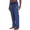 True Religion Mens Pajama Pants Mens PJ Pants Fuzzy Lounge Pant Soft Fleece Pant(Navy)