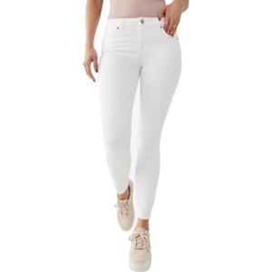 True Religion Womens Halle Mid Rise Super Skinny Fit Jean(Optic White)