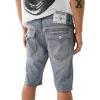 True Religion Mens Rocco Super T Short Flap 1/2″ Overdye(Esplanade Gardens Grey Wash)