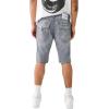 True Religion Mens Rocco Super T Short Flap 1/2″ Overdye(Esplanade Gardens Grey Wash)