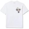 True Religion Men’s Short Sleeve University Tee– Crewneck Collegiate Logo(Optic White)