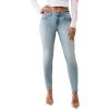 True Religion Jennie Mid Rise Skinny Flap Big T Jeans | Denim, Horseshoe Back Pockets & Silver Hardware