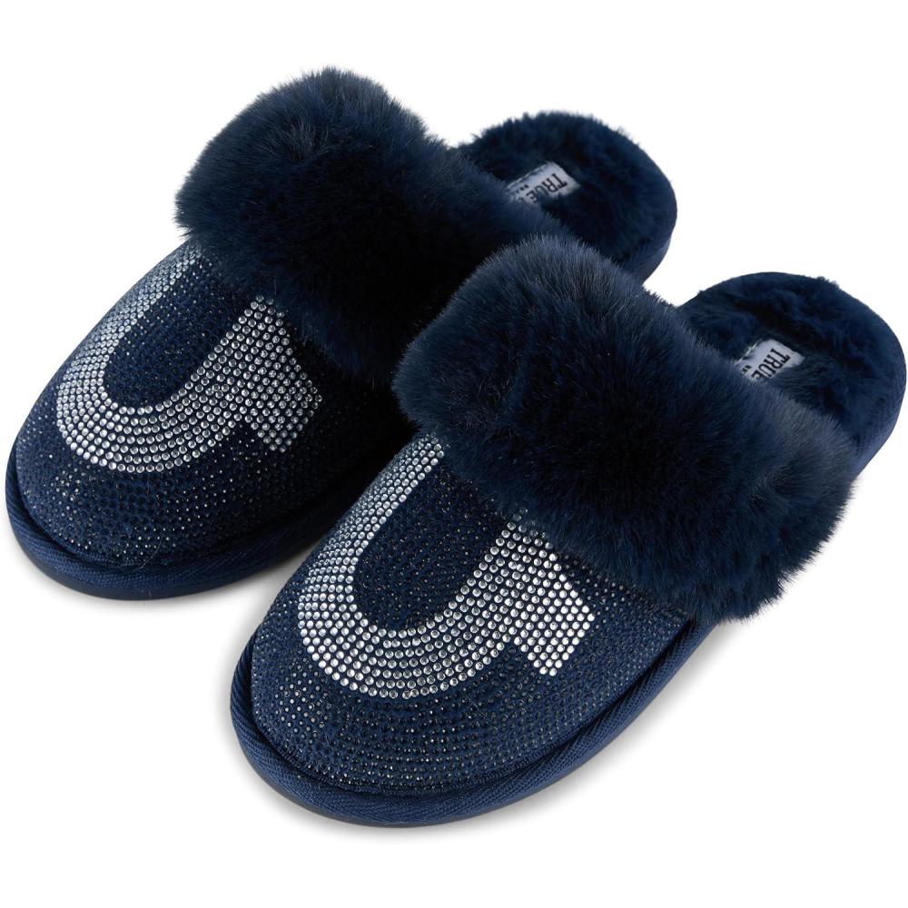 imageTrue Religion Slippers for Women Gifts for Women Cozy House Slippers for WomanDenim