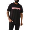 True Religion Mens Ss Cross Stitch Arch Tee(Jet Black)