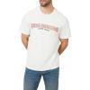 True Religion Mens Ss Cross Stitch Arch Tee(Winter White)