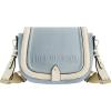 True Religion womens True Religion Saddle Bag, Women’s Denim and Faux Leather Crossbody Purse With Adjustable Shoulder Strap(Light Blue)