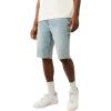 True Religion Men’s Ricky Sn Flap Light Short Fray Hem – Rocky Point Light | Denim Shorts with Frayed Hem(Rocky Point Light)