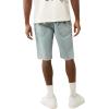 True Religion Men’s Ricky Sn Flap Light Short Fray Hem – Rocky Point Light | Denim Shorts with Frayed Hem(Rocky Point Light)