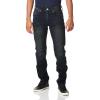True Religion Mens Geno Big T Slim Fit Straight Leg Jean with Flap(Last Call)