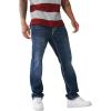 True Religion Mens Ricky Super T Nf Rope Hs(Emergence Dark Wash)