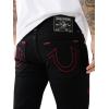 True Religion Mens Ricky Super T Nf Rope Hs(Rinse Black)