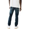 True Religion Men’s Rocco Super T 1/2″ Flap with 32″ Inseam(Aquamarine Dark Wash)