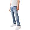 True Religion Men’s Rocco Super T 1/2″ Flap with 32″ Inseam(Calico Medium Wash)