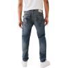 True Religion Men’s Rocco Super T 1/2″ Flap with 32″ Inseam(Queens Dark Wash)