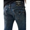 True Religion Men’s Rocco Super T Flap 1/2″ 32″ Inseam(Slate Dark)