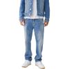 True Religion Mens Ricky Double Raised Super T Flap Straight Jean(Beach Fire Medium)