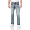 True Religion Mens Ricky Super T Nf Rope Hs(Mykonos Medium Wash)