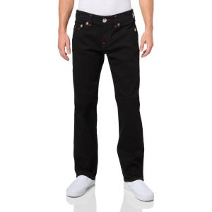 True Religion Mens Ricky Super T Nf Rope Hs(Rinse Black)