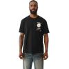 True Religion Men’s Short Sleeve Speech Bubble Tee– Crewneck Graphic T-Shirt(Jet Black)
