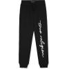 True Religion Boys 2 Pack Fleece Sweatpants – Stylish & Comfortable Jogger Pants Set for Active Kids(Black-yellow)