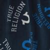 True Religion Boys 2 Piece Pajamas Set with Button Front Top & Pajama Pants for Kids (Sizes 4–14)(Blue Velour)