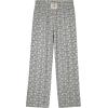 True Religion Boys 2 Piece Pajamas Set with Button Front Top & Pajama Pants for Kids (Sizes 4–14)(Gray)