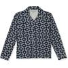 True Religion Boys 2 Piece Pajamas Set with Button Front Top & Pajama Pants for Kids (Sizes 4–14)(Navy Blue)