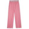 True Religion Girls Pajama Set 3-Piece Button-Front Top Sleep Pants and Headband(Candy Pink)