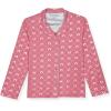 True Religion Girls Pajama Set 3-Piece Button-Front Top Sleep Pants and Headband(Candy Pink)