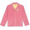 True Religion Girls Pajama Set 3-Piece Button-Front Top Sleep Pants and Headband(Wild Rose Velour)