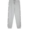 True Religion Boys 3 Piece Fleece Jogger Sets – Complete Hoodie, Tee & Sweatpants Outfit for Everyday Style(Grey Heather-red)