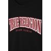 True Religion Boys 3 Piece Fleece Jogger Sets – Complete Hoodie, Tee & Sweatpants Outfit for Everyday Style(Red Dahlia-black)