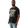 True Religion Men’s Denim Dreams Tee – Short Sleeve Crewneck T-Shirt for Men(Jet Black)