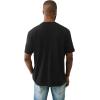 True Religion Men’s Denim Dreams Tee – Short Sleeve Crewneck T-Shirt for Men(Jet Black)
