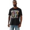 True Religion Men’s Denim Dreams Tee – Short Sleeve Crewneck T-Shirt for Men(Jet Black)