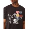 True Religion Men’s Patch Buddha Tee – Short Sleeve Crewneck Graphic T-Shirt(Dark Brown/Kalamata)