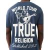 True Religion Men’s Patch Buddha Tee – Short Sleeve Crewneck Graphic T-Shirt(Midnight Navy)