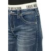 True Religion Women’s Elastic Brief Bobbi Baggy Jean(Blue Radiance)