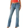 True Religion Women’s Joey Low Rise Flare Jeans – Flap Pockets, Bootcut Denim(Melody Line)
